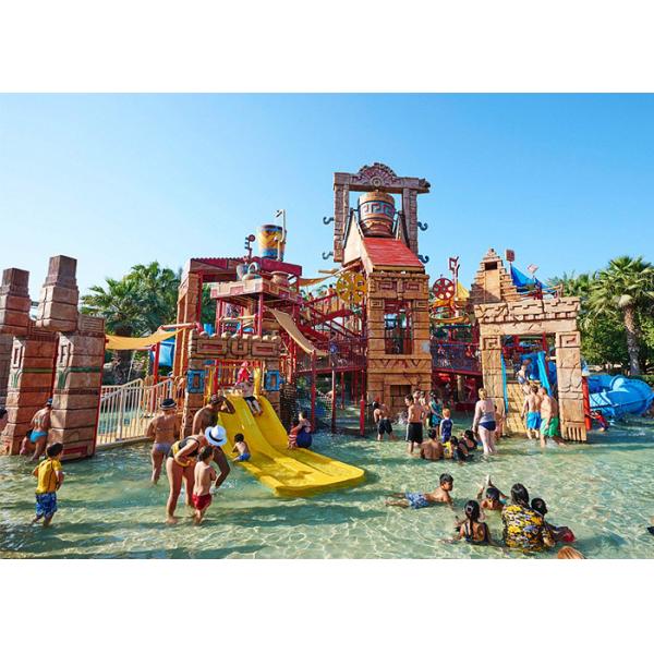Buy Commercial Safe Aqua Park Equipment Fiberglass Playground Slide at wholesale prices