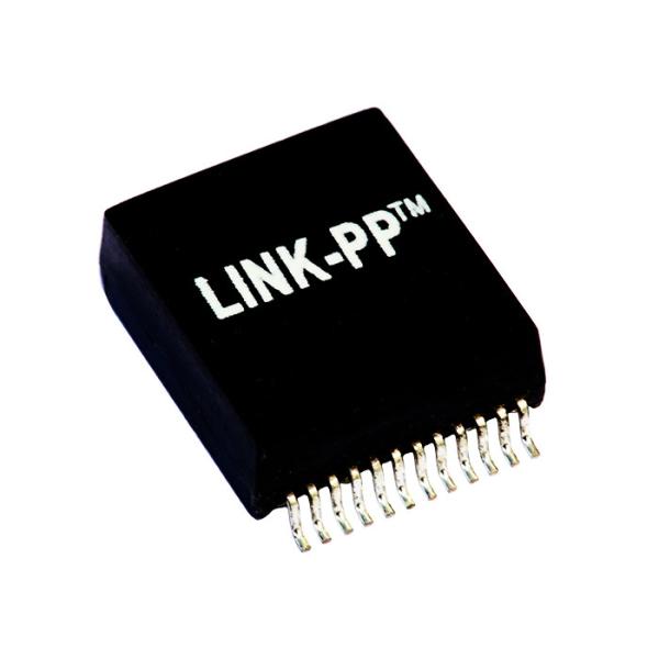 Buy 2x10/100Base-Tx POE Transformer , 24Pins  SMD Magnetics Dual Port Module at wholesale prices