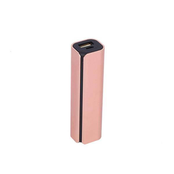2600 Milliampere Slim Metal Power Bank With Over Load Temperature Protections