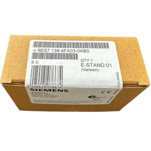 Quality SIEMENS 6ES7138-4FA03-0AB0 SIMATIC DP, ELECTRON. MODULE F. ET200S, 4/8 F-DI PROFISAFE, 24V DC for sale