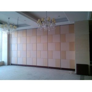 Panel Height 4m Floor To Ceiling Acoustic Room Divider With Anodized Aluminum