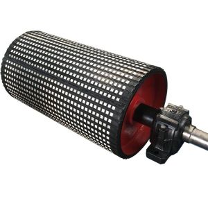 Belt Conveyor Ceramic Pulley Lagging Drum Pulley Rubber Lagging