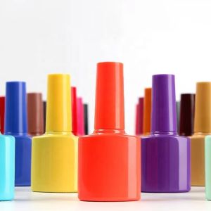 Wholesale Packaging Factory Custom Square Empty Nail UV Gel Polish Bottle With