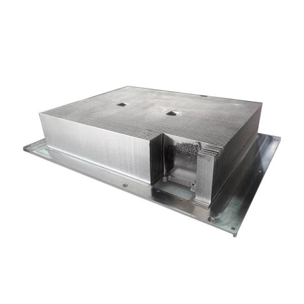 Buy Customized Service Aluminum 1060 Skived Fin Heat Sink With Pipe at wholesale prices