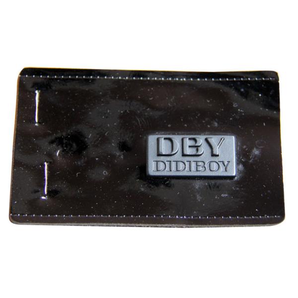 Personalized Embossed Leather Patches PU Leather Alloy Metal Plated Embossed