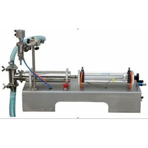 304 Stainless Steel Liquid Filling Packaging Machine 1000ml Semi Automatic