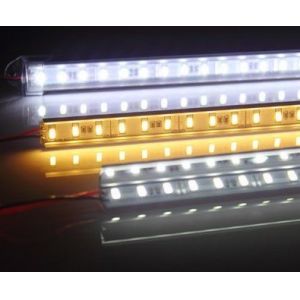 Aluminum Alloy Rigid LED Strip Lights , Amber 8 Mm PCB Super Bright LED Strips