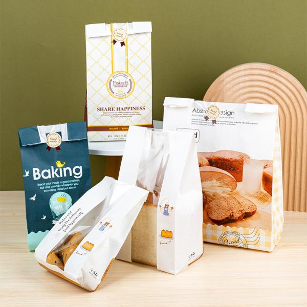 Wenzhou Provides Kraft Paper Bag With Window for Olive Oil Packaging at Affordable