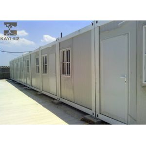 Removable Flat Pack Metal Containers Galvanized Steel Frame Structure For