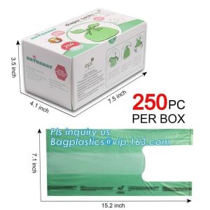 Nappy Sacks, Biodegradable Compostable Scented High Quality HDPE Plastic Baby