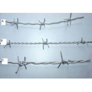 Huacheng SWG16 Blade Barbed Wires For Railway Barrier