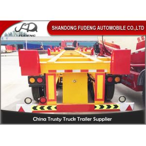 Bomb Cart 40ft Container Trailer , Double / Tri Axle Container Chassis