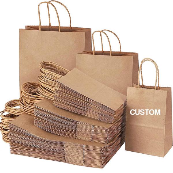 Lightweight Paper Packaging Bag Custom Retail Paper Bags