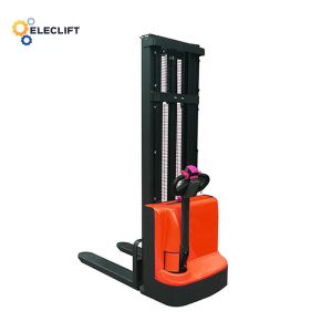 Quality 690 Mm Fork Width Fully Electric Pallet Stacker Efficient Storage Solution for sale