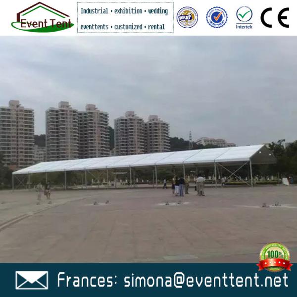 Outdoor Big A Frame Tent PVC Fabric With Hot Dip Galvanized Steel Parts