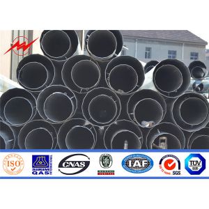 multi sided galvanized steel utility distribution power poles for electrical
