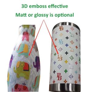 White Automatic Cylindrical Printing Machine 1.5KW Ss Thermos Bottle Printer