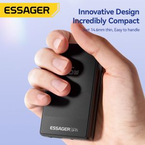 ESSAGER JT-CG65AC1U1 Series Ultra Thin 65W Max Portable USB A Type C Charger
