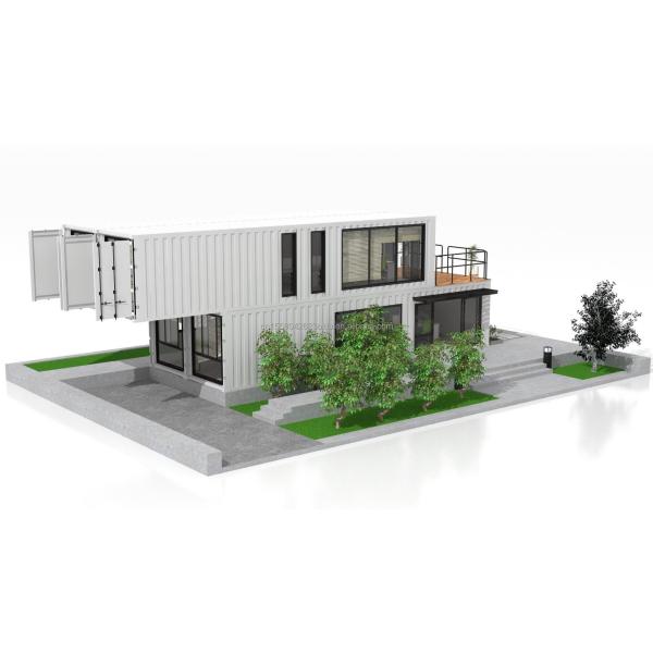 Foldable Puerto Rico Living 40ft Luxury Pack Shipping Container Casas Modulares Prefabricadas Pre Fab House for Market
