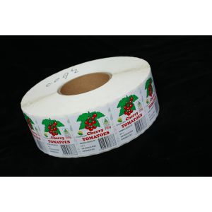 Gold Foil Custom Stickers Fruit Packaging Custom Printed Label Rolls