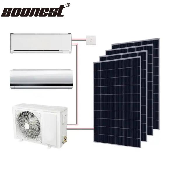 Buy 110V Solar Powered Air Conditioner Solar Air Conditioner Energy Saving Air Condition Ac Dc Solar Panel Solar Air Conditioner at wholesale prices