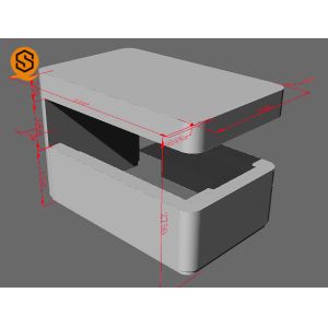 Acrylic Solid Surface Big Bar Counter With Easy Repairable