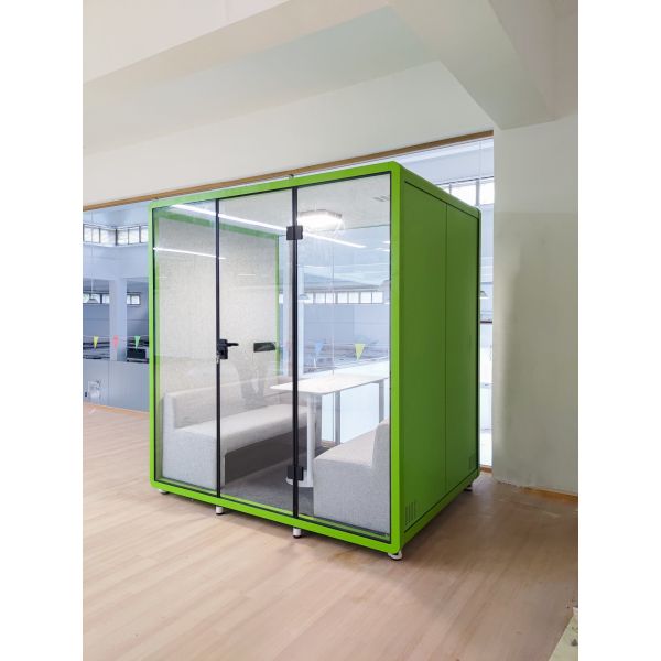 4-6 Person 2210*2188*2288mm Confidential Office Pod Acoustic Meeting Pods For Business 100-240V