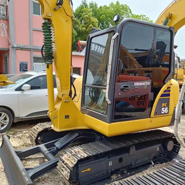 Komatsu PC56-7 Used Excavator with 0-2000 Working Hours and Original Hydraulic Valve