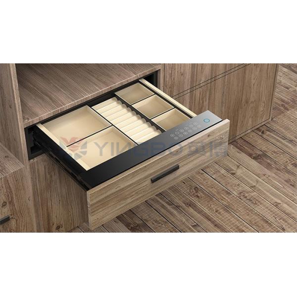 Fingerprint Lock Smart Waterproof Panel Jewelry Safe Box For Home Security