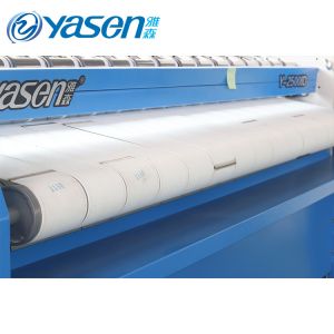 0.75kw Hotel Sheets Roll Ironing Machine For Fast And Smooth Ironing