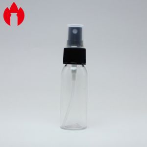 Clear Black Pump Spray 30ml Screw Top Vials