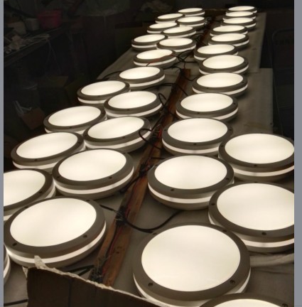 10W - 40W IP65 LED Bulkhead Light Outdoor Wall Light Black White Housing