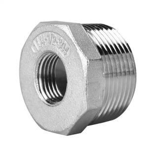Stainless Steel Hex Bushing for NPT BSP Thread Joint Smooth and Secure