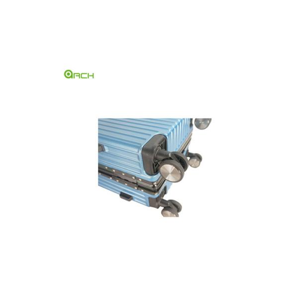 Manufacturer ABS Trolley Hard Sided Luggage with Spinner Wheels and Aluminium Framer