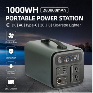 US 24V Carts Portable Lithium Power Station 280800mAh For Power Supply