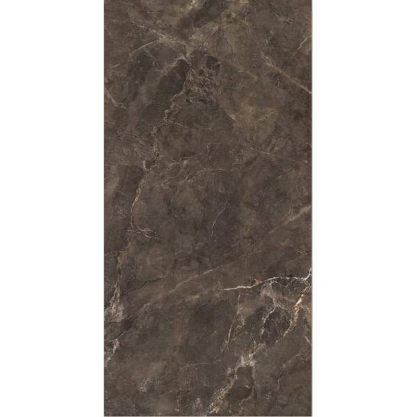Marble Bathroom Brown Ceramic Kitchen Floor Tile / Thin Polished 90*180cm Glazed Porcelain Floor Tile