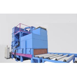 Customized 75kw Small shot blasting machine , steel surface cleaning machinery