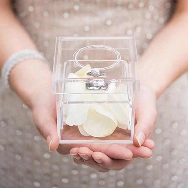 Home Usage Acrylic Cosmetic Makeup Organizer Storage Box Custom Clear Color