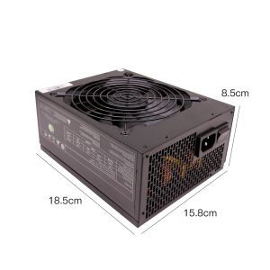 Hot Sale Atx 1600w Full Modular PSU 6 Gpu 90 plus Gold Switching PSU PC Power