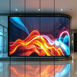 Durable Glass Curtain Wall Transparent LED Screen IP43 Waterproof 5000nits