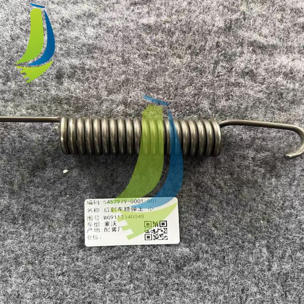 Buy WG9112340049 Chassis Parts Spring Return Spring for Truck Parts at wholesale prices
