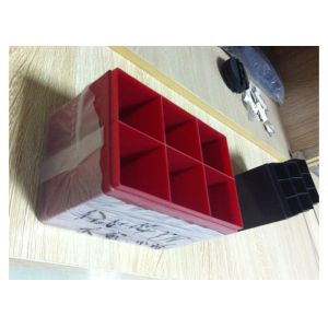 High Polish Injection Molding Services For Blue And Red Color Lead Acid Battery