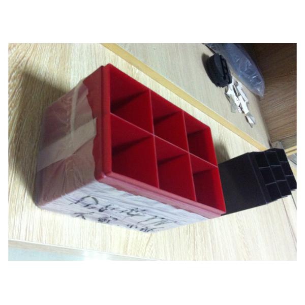 High Polish Injection Molding Services For Blue And Red Color Lead Acid Battery