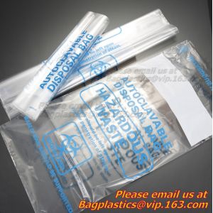 Cytotoxic Waste Bags, Hazadous Waste Disposal Chemotherapy Waste Bags Zipper