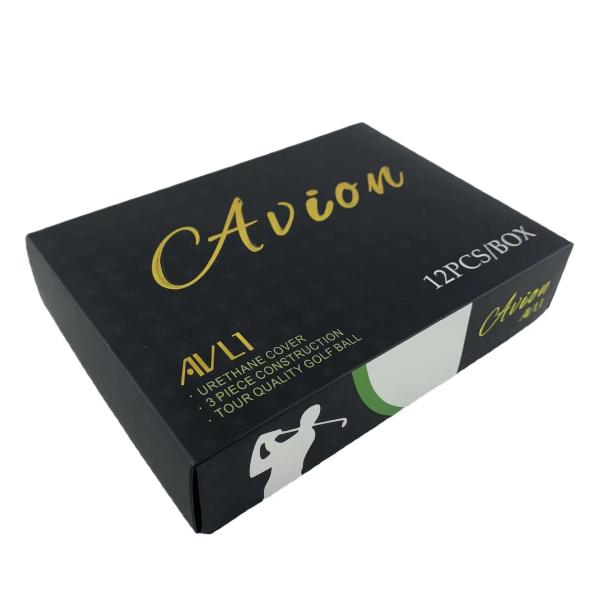 7-15 Days Production Time Golf Ball Gift Fancy Packaging Box with Lamination Glossy Or Matte Finish