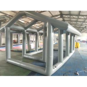 Anti UV 2.1m Width 840D*840D PVC Inflatable Fabric