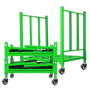 Buy cheap 1500kg Stacker Rack Steel Q235B Stackable Tire Racks Green Portable from wholesalers