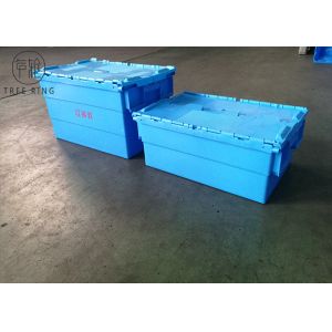 600 * 400 * 260 Mm Euro Stacking Containers , Plastic Nesting Crates With