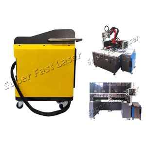 1.5mJ 1064nm 50W O Ring Laser Mold Cleaning Machine