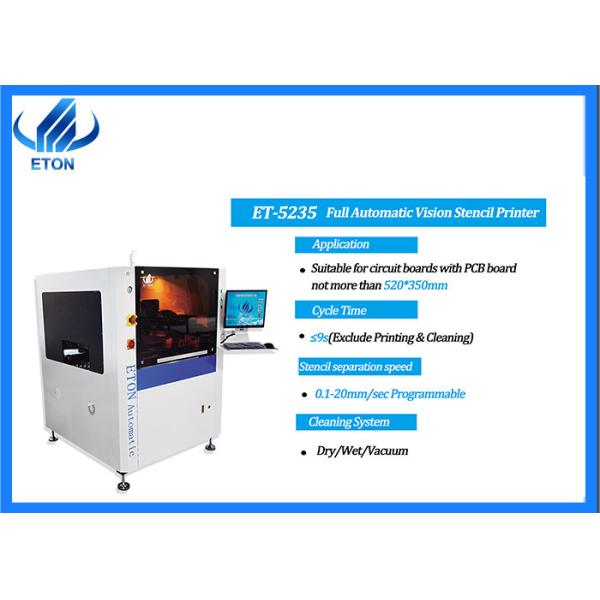 Full Automatic Stencil Printer Rigid PCB printing machine for solder paste and